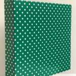 Cadeaudoos Groen met Witte Stippen