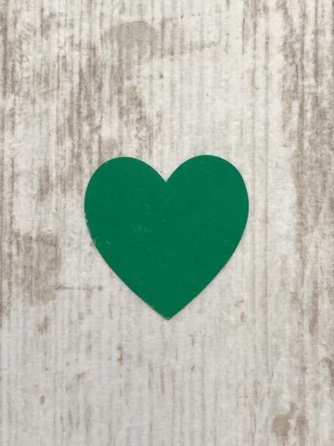 sticker hart groen