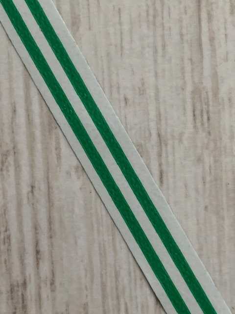 krullint groen met witte strepen