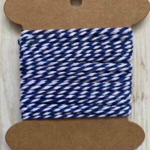 Touw blauw/wit