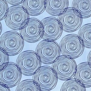 Kaftpapier Blauwe Cirkels | 50X500cm