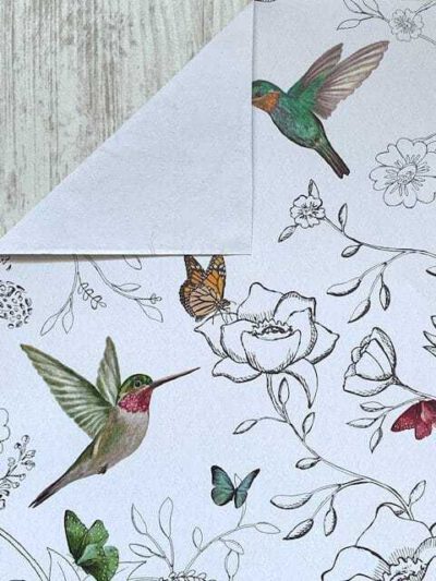 inpakpapier kolibri