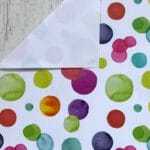 inpakpapier polkadot kleur