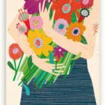 Ansichtkaart Armen vol geluk