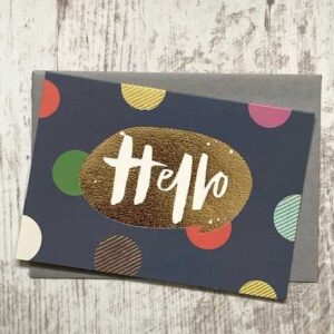 Wenskaart Hello
