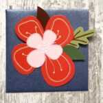 cadeaukaartje rode bloem