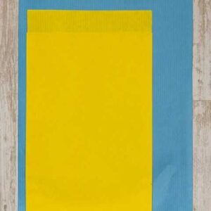 Cadeauzakje blauw L