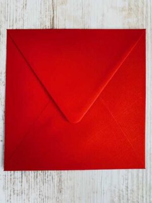 enveloppe rood vierkant