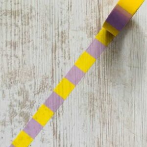 Masking tape Geel / lila