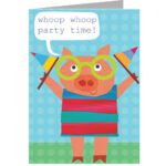 Wenskaart Party time