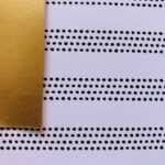 Inpakpapier zwart wit goud