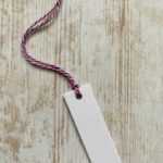 cadeaulabel wit met rood