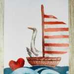 verjaardagskaart zeebonk met hart