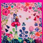 Ansichtkaart Alice in bloemenland