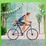 Ansichtkaart Verjaardag man