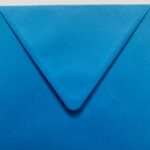 Enveloppe Blauw vierkant