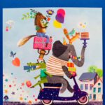 Ansichtkaart Waar is het feestje?