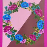 Ansichtkaart Bloemenkrans