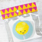 Sticker Gele lolly