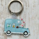 Sleutelhanger Oldtimer mini campertje