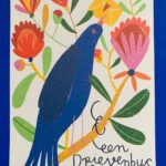 Ansichtkaart Een brievenbus kus