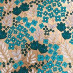 Inpakpapier Flower Field Gold| 50X200cm