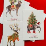 Kerstkaarten set Prettige Feesten