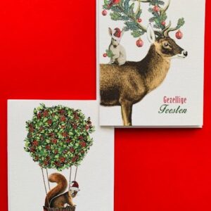 Kerstkaarten set Gezellige Feesten
