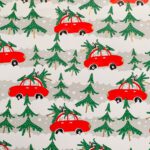 Inpakpapier Xmas cars | 40X200cm1.60