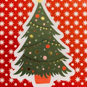 Sticker kerstboom