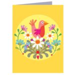 Wenskaart Vrolijke Vogel