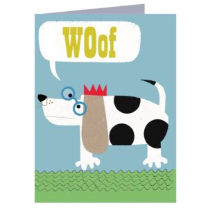 Wenskaart Woof