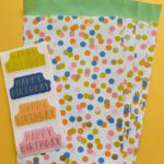 Set cadeauzakjes Confetti Happy Birthday