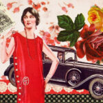 Ansichtkaart Vintage auto