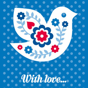Ansichtkaart Holland With love