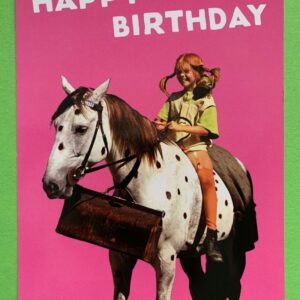 Ansichtkaart Pippi Langkous Jarig