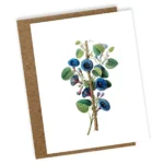 Wenskaart Blauwe winde