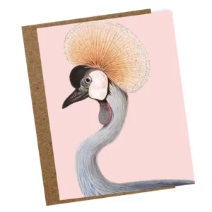 Wenskaart Kraanvogel