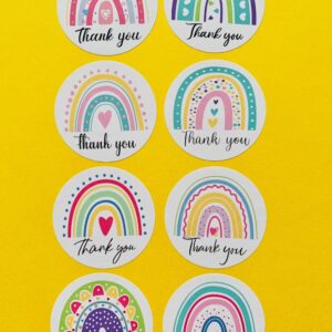Sticker Thank you pastel