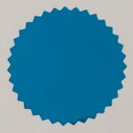Sticker Blauw metallic
