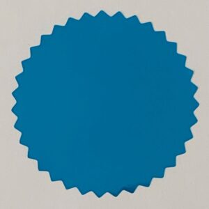 Sticker Blauw metallic