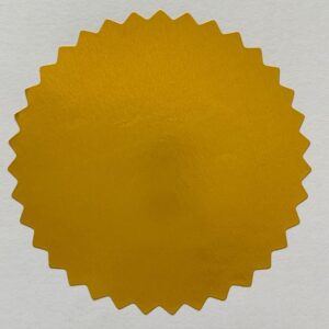 Sticker Goud metallic