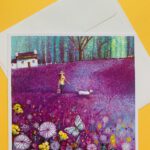 Wenskaart Hond uitlaten