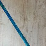 blauw lint met glitters