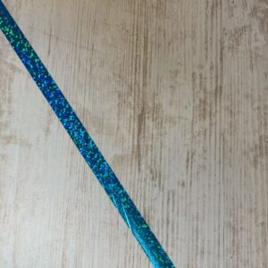 Krullint blauw  met glitters