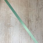 mintgroen satijnen lint