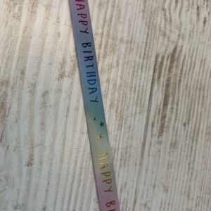 Krullint regenboog Happy Birthday