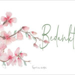 Ansichtkaart Bedankt!