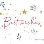 Ansichtkaart Best Wishes