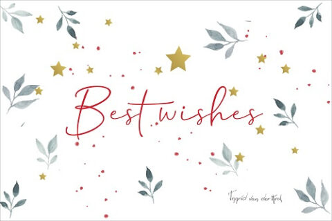Ansichtkaart Best Wishes
